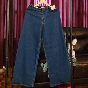 Universal Thread Wide-Leg Jeans in Dark Blue Denim